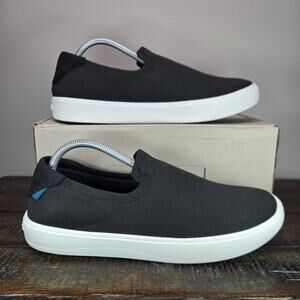 Vessi Boardwalk Slip On Mens Size 10 Waterproof Shoes Sneakers Boulder Black